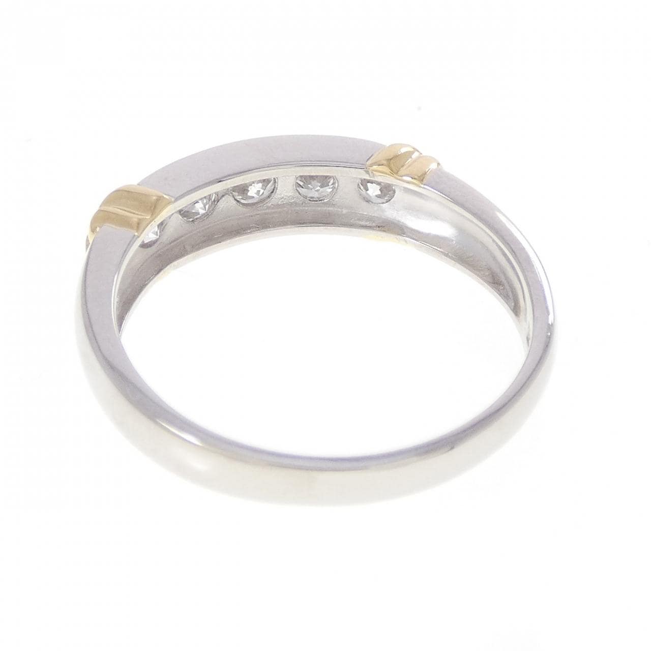 PT900/K18YG ダイヤモンド リング 0.50CT