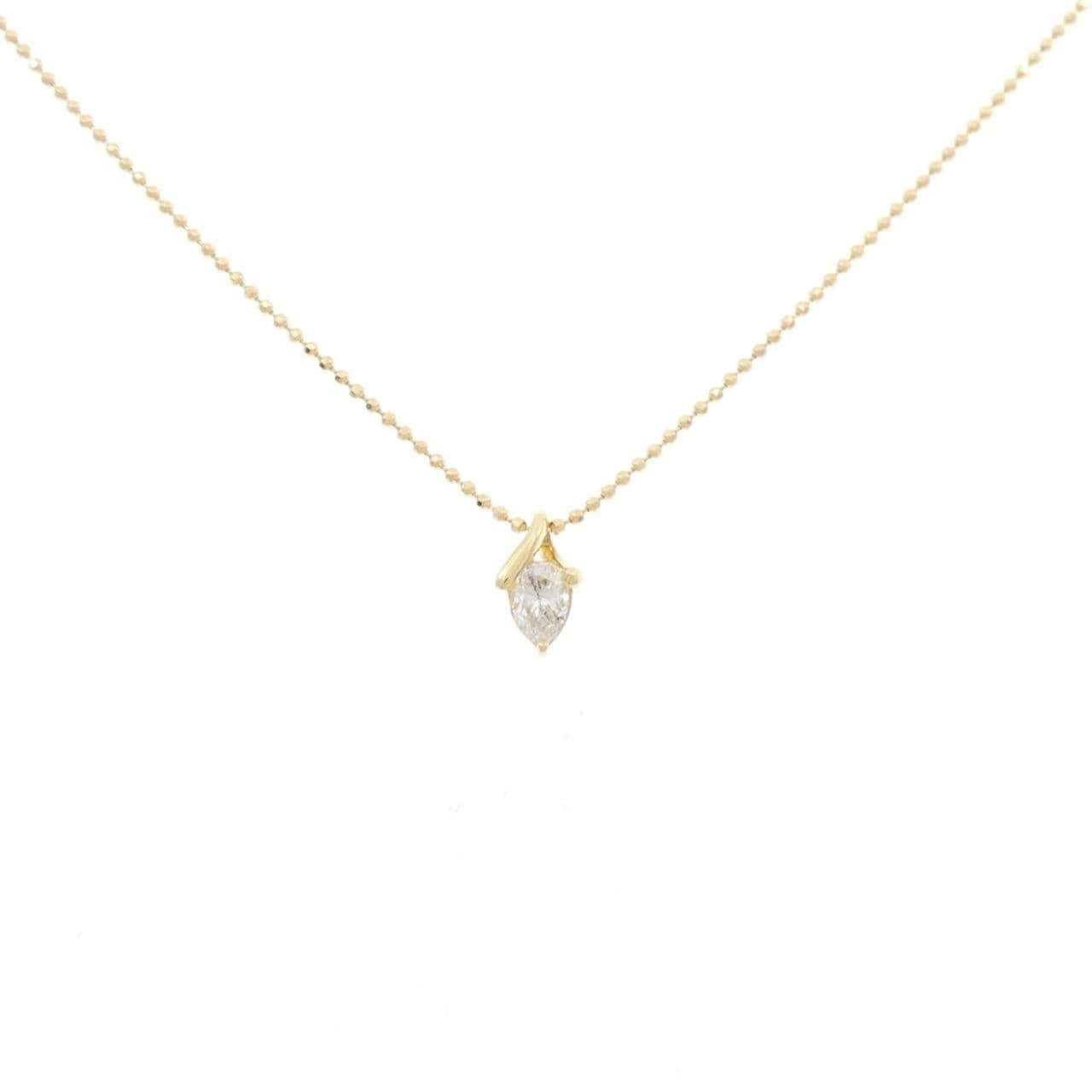 K18YG ダイヤモンド ネックレス 0.28CT