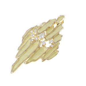 K18YG ダイヤモンド ペンダント 0.50CT