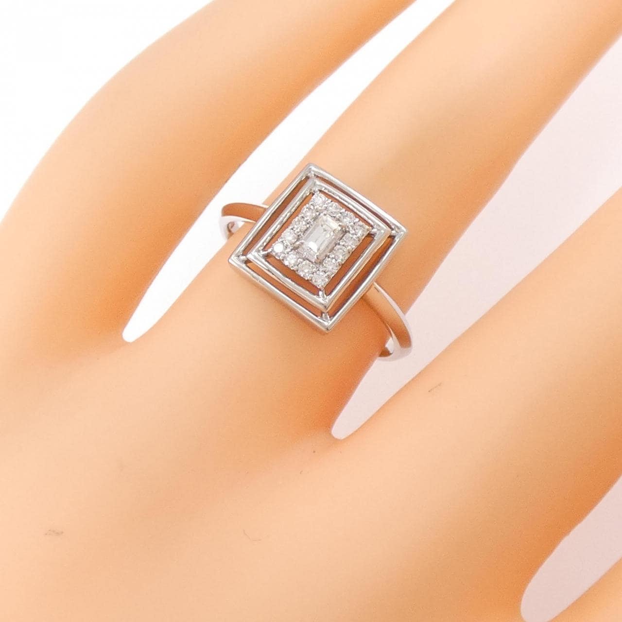 【新品】PT ダイヤモンド リング 0.15CT
