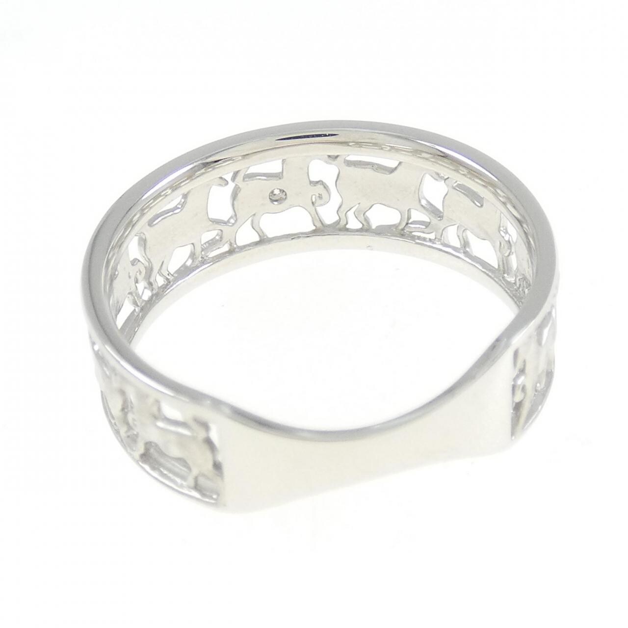 [新品] PT 马钻石戒指 0.01CT