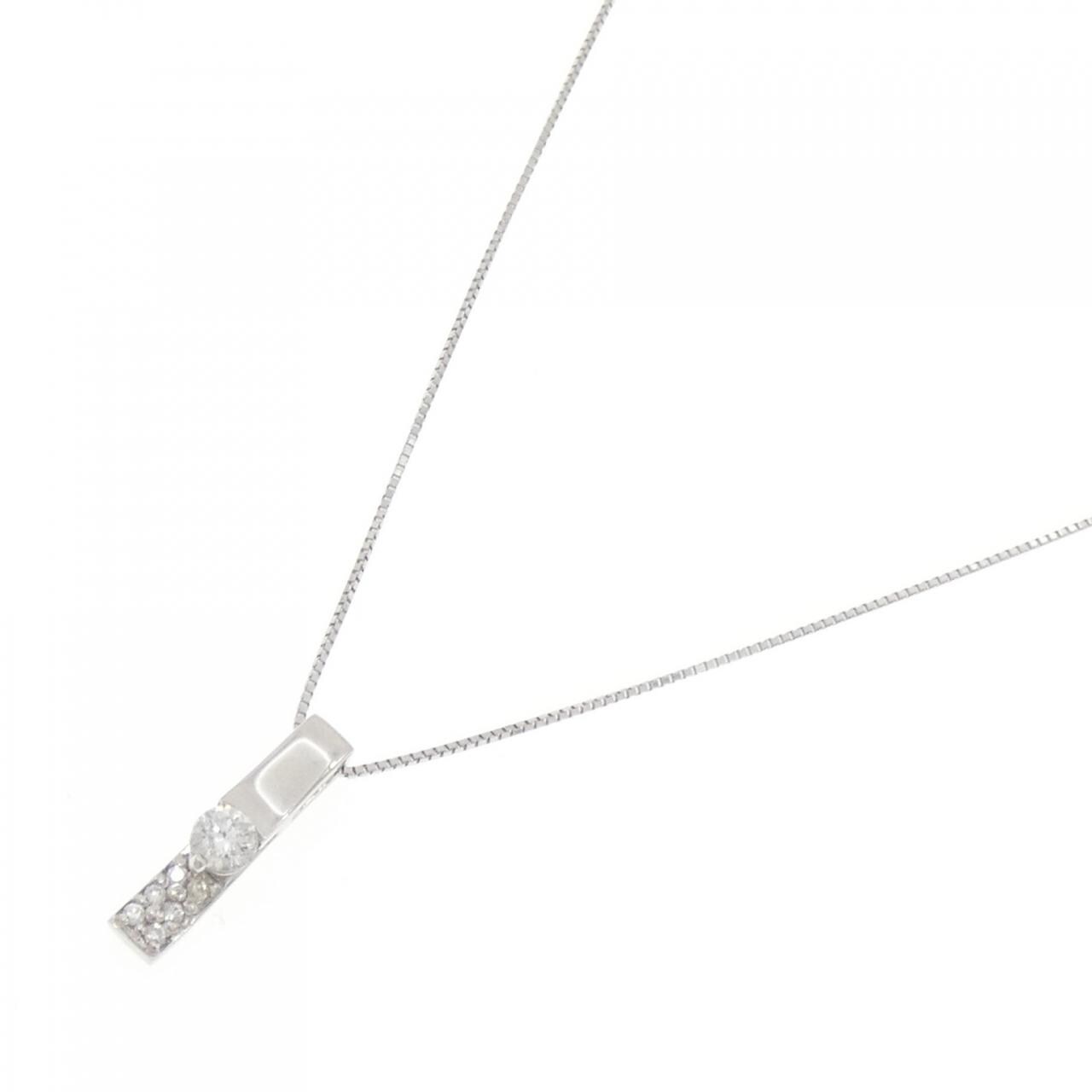 PT900/PT850 ダイヤモンド ネックレス 0.254CT