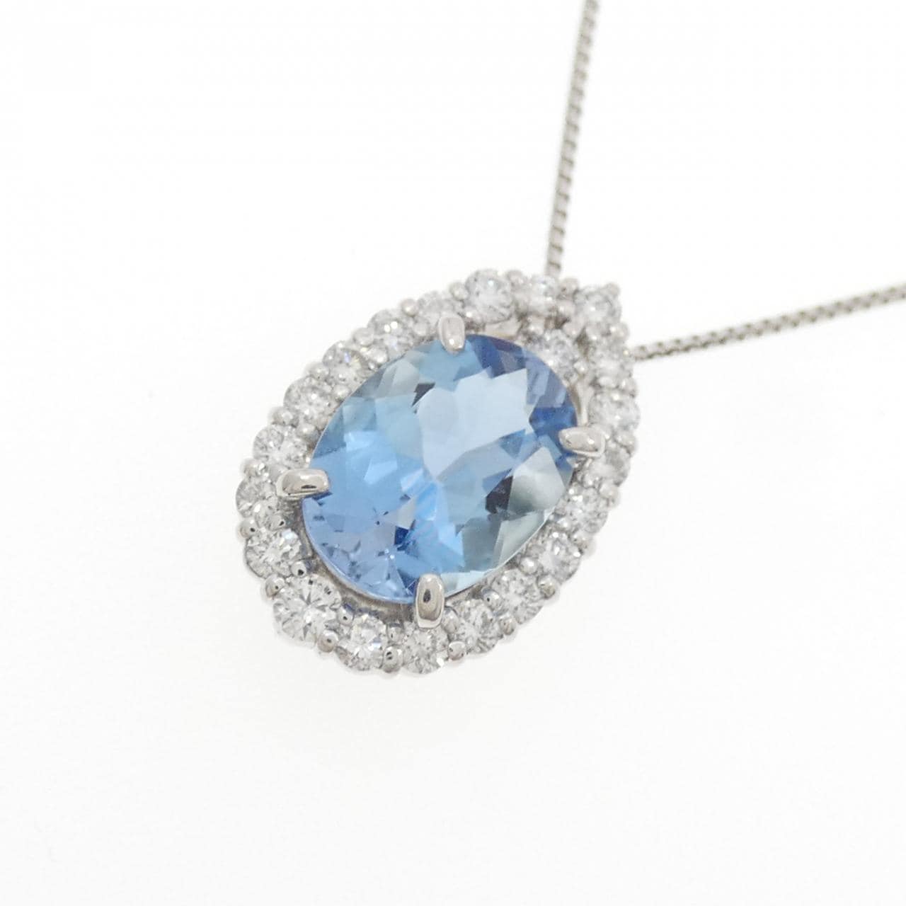 PT900/PT850 アクアマリン ネックレス 1.30CT