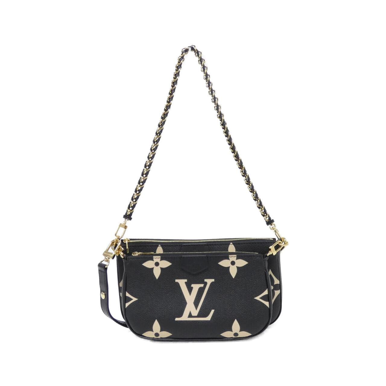 ルイヴィトン バイカラー モノグラム アンプラント ミュルティ ポシェット アクセソワール M45777 ショルダーバッグ