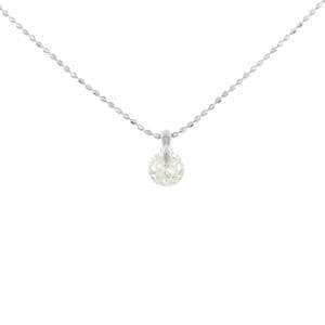 PT900/PT850 ソリティア ダイヤモンド ネックレス 0.538CT