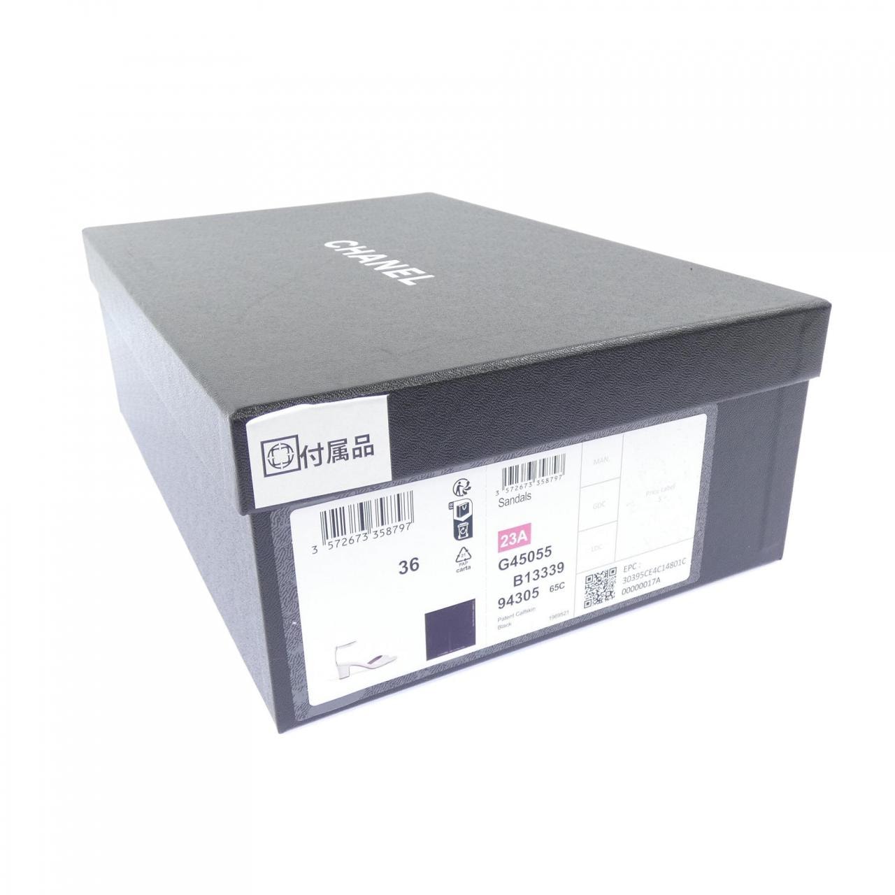 シャネル CHANEL G45055B13339 サンダル