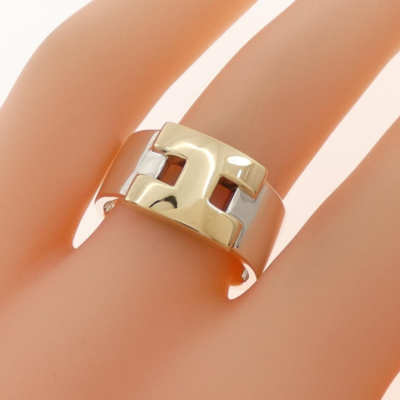 【ヴィンテージ】エルメス 925/750YG リング