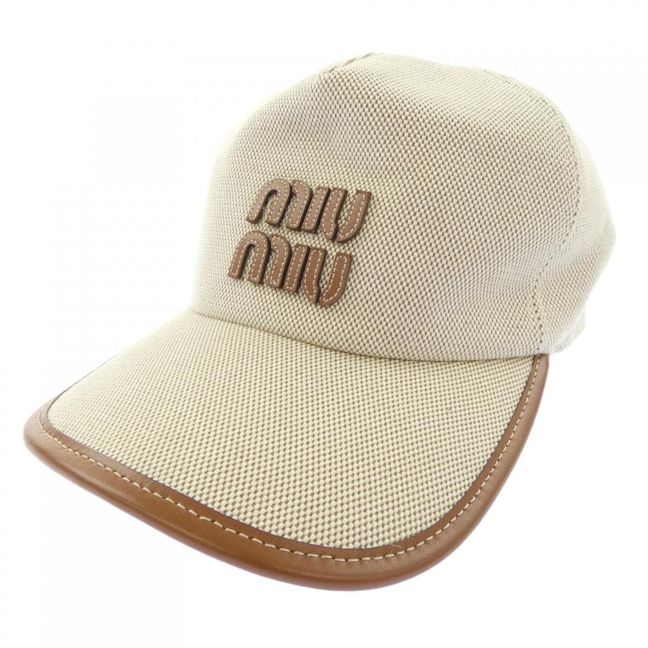 ミュウミュウ MIU MIU ベースボールキャップ 5HC179 ACRN キャップ