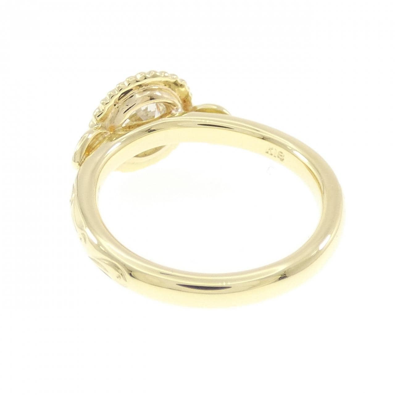 K18YG ダイヤモンド リング 0.558CT