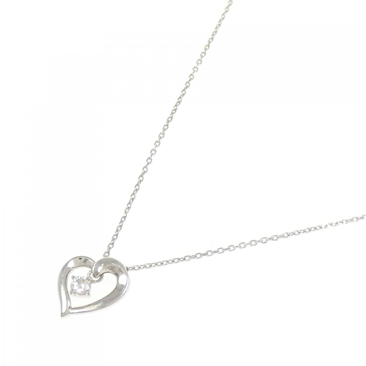 4゜C heart Diamond necklace