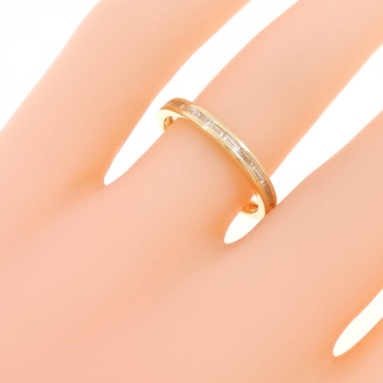 K18YG ダイヤモンド リング 0.33CT