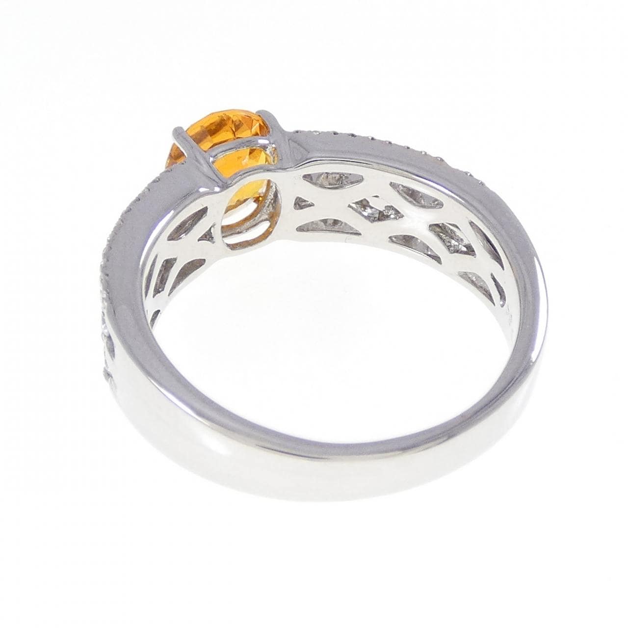 K18WG サファイヤ リング 1.795CT