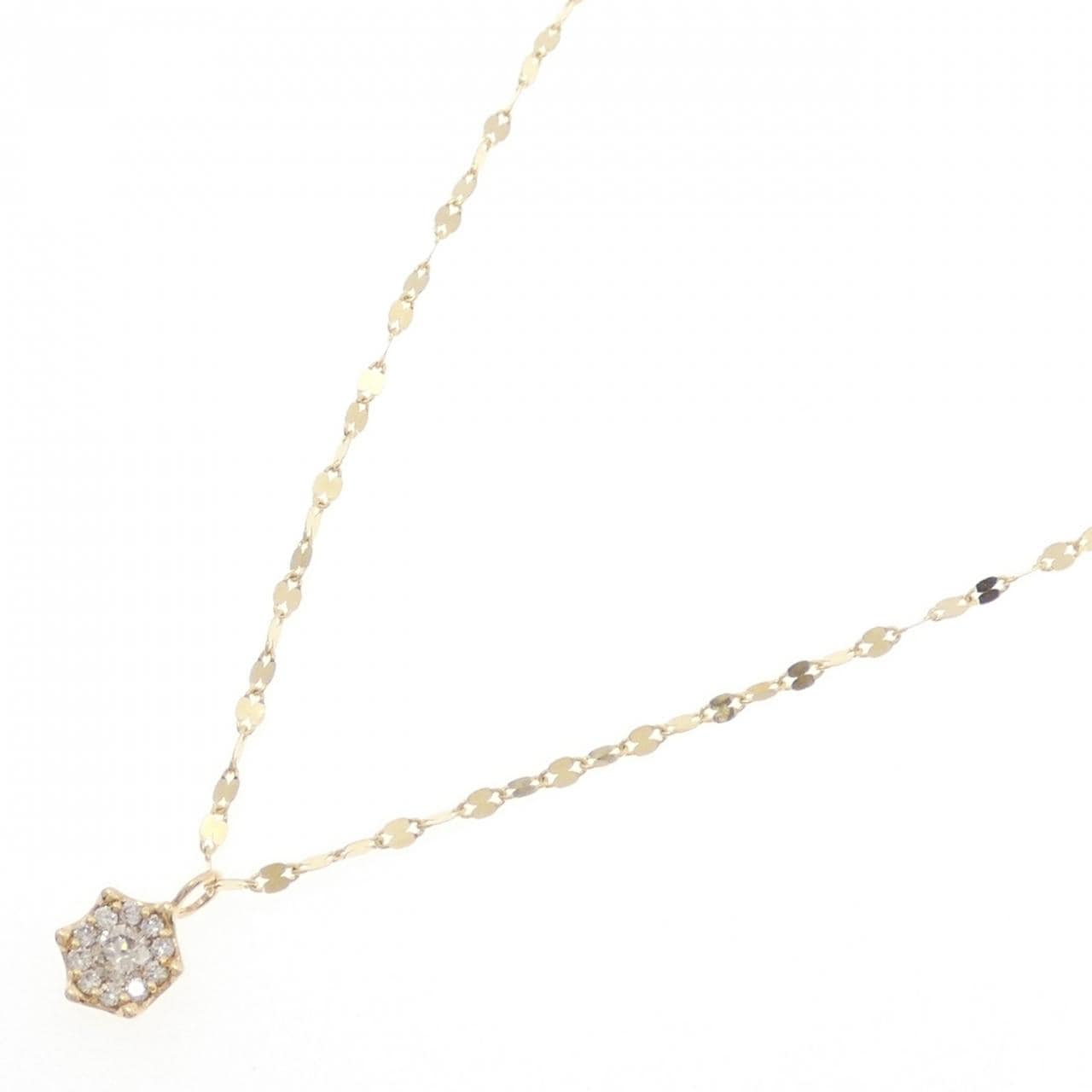 K18YG ダイヤモンド ネックレス 0.31CT