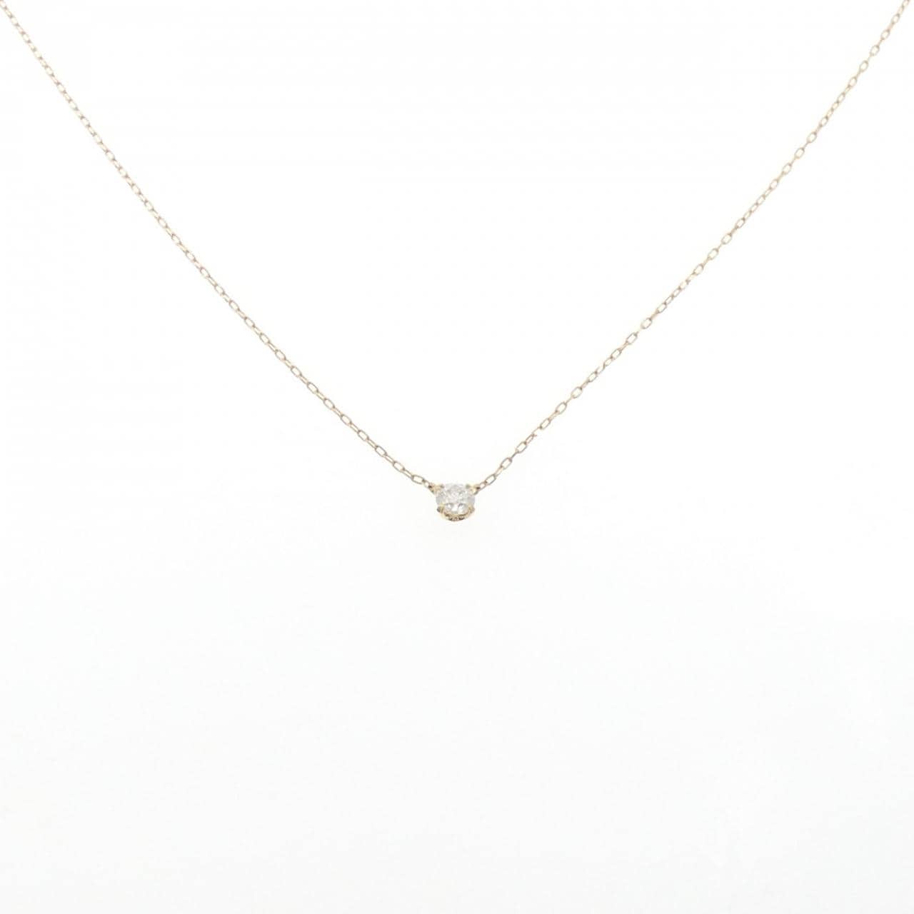 K18YG ダイヤモンド ネックレス 0.315CT H SI2 3EXT