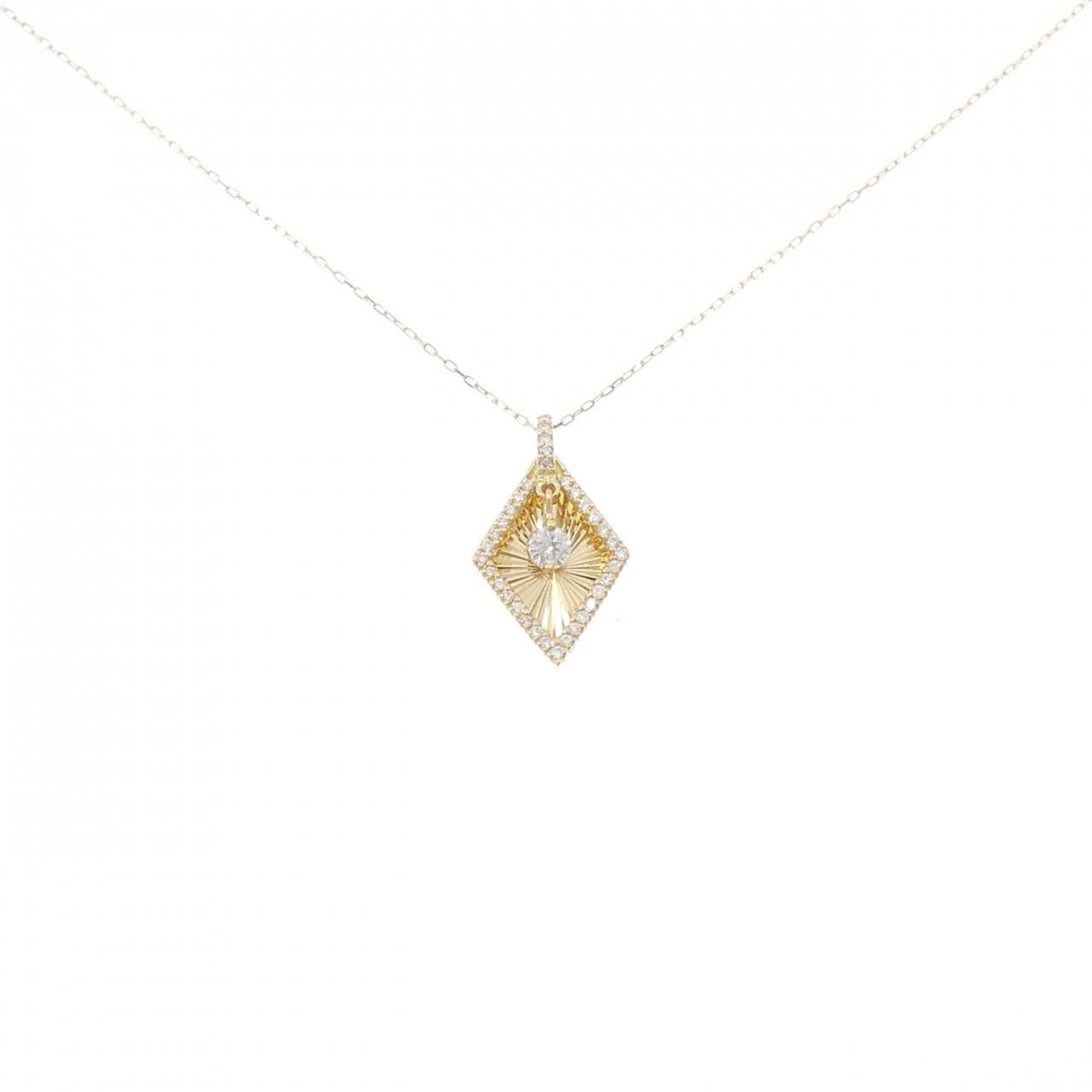 K18YG ダイヤモンド ネックレス 0.40CT