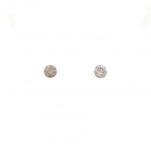 K18WG ダイヤモンド ピアス 0.36CT