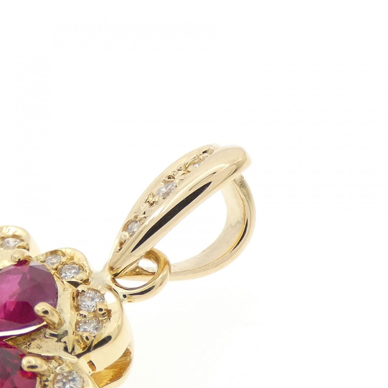 K18YG ルビー ペンダント 2.34CT