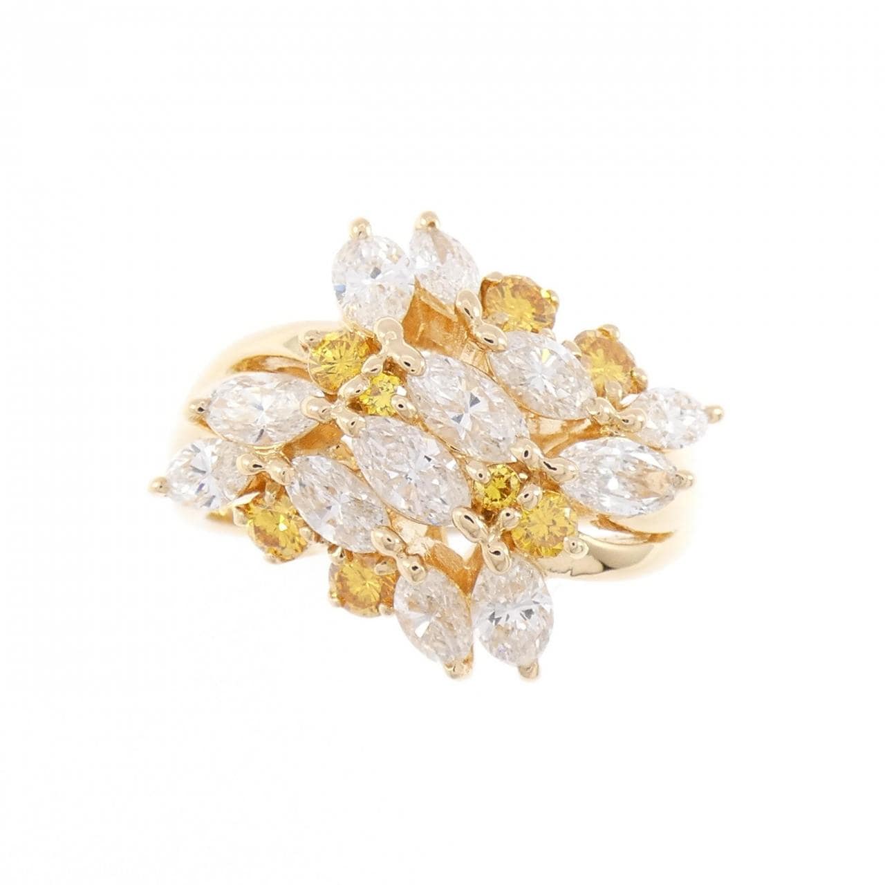 K18YG ダイヤモンド リング 1.67CT