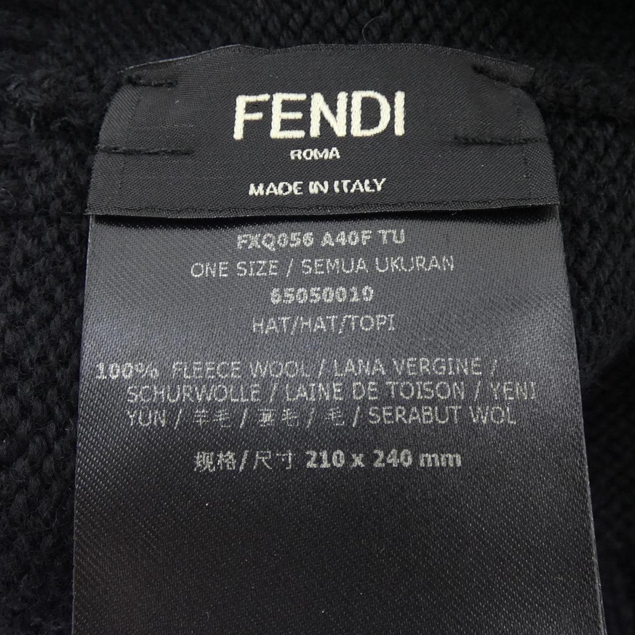 フェンディ FENDI FXQ056 ニットキャップ