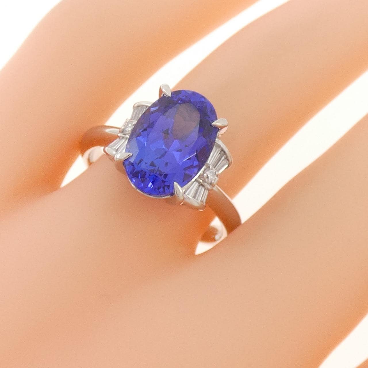 PT900 タンザナイト リング 4.27CT