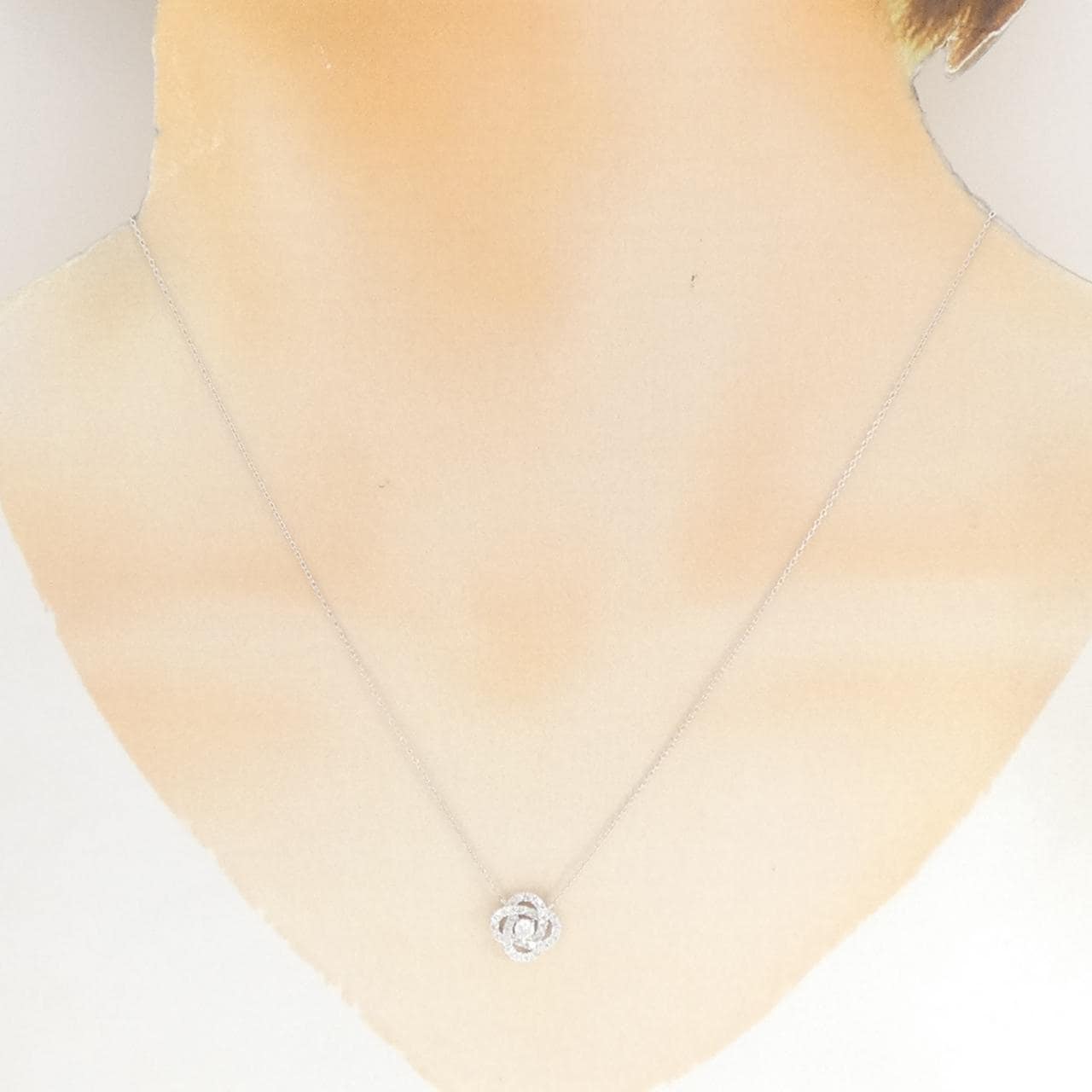 ポンテヴェキオ ダイヤモンド ネックレス 0.18CT