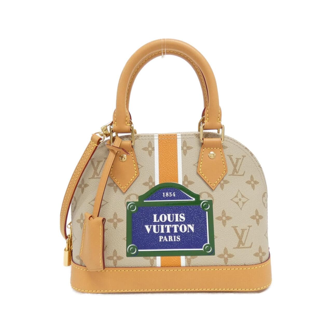 LOUIS VUITTON Monogram Mono Panam (LV Street Sign) Alma BB M23502 Bag