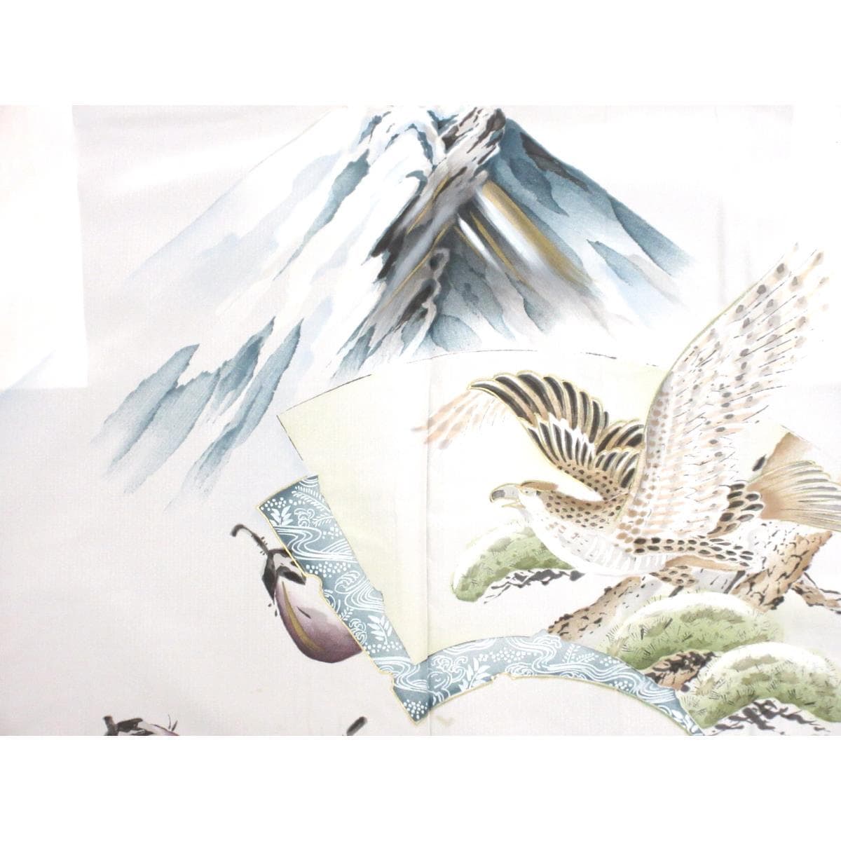 【未使用品】男物　きもの・羽織　２点セット【横双大島紬】