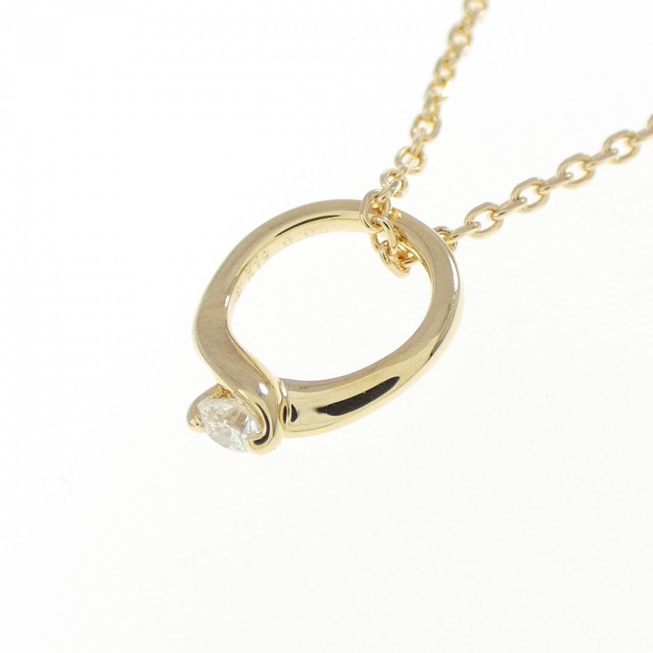 ギンザ タナカ ダイヤモンド ネックレス 0.02CT