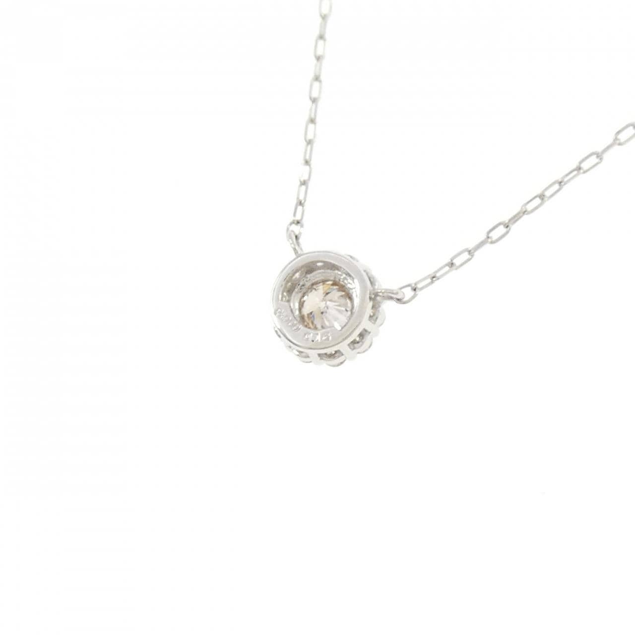 PT900/PT850 ダイヤモンド ネックレス 0.16CT