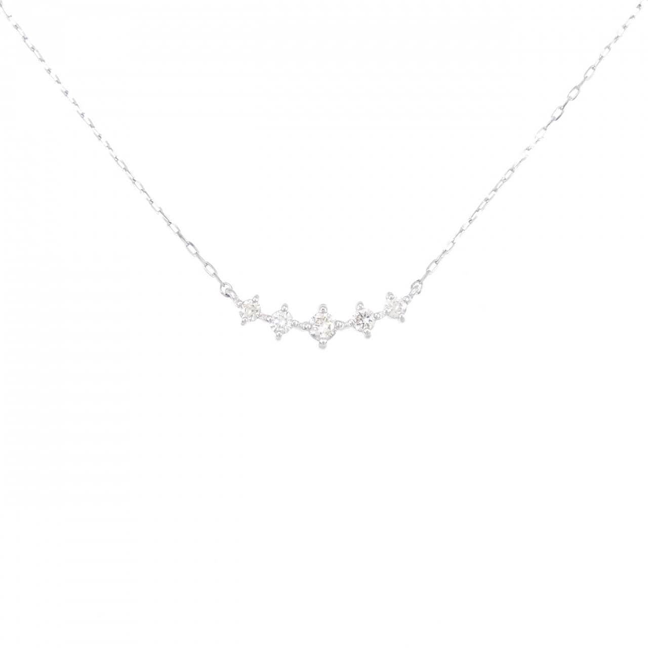 [BRAND NEW] PT Diamond Necklace 0.10CT