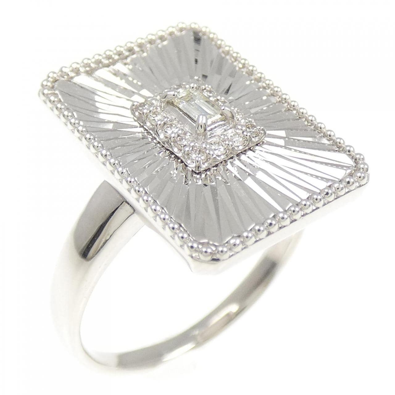 【新品】PT900 ダイヤモンド リング 0.12CT