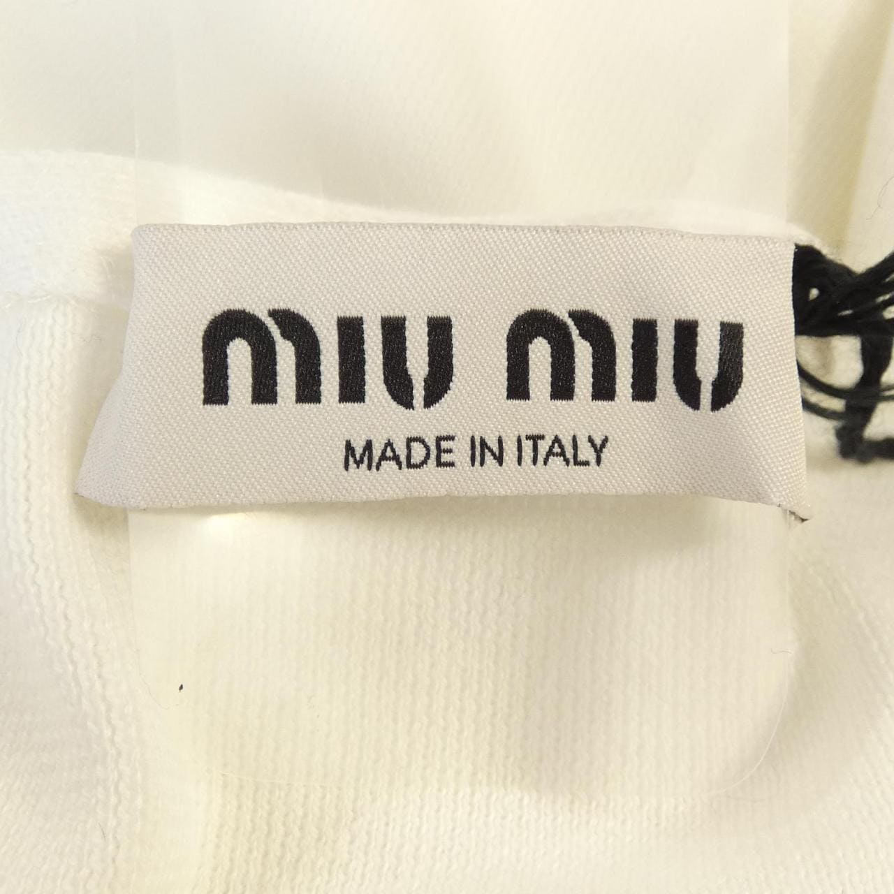 ミュウミュウ MIU MIU MIU MIU ロゴ MMV310 SOOO 18HY タンクトップ