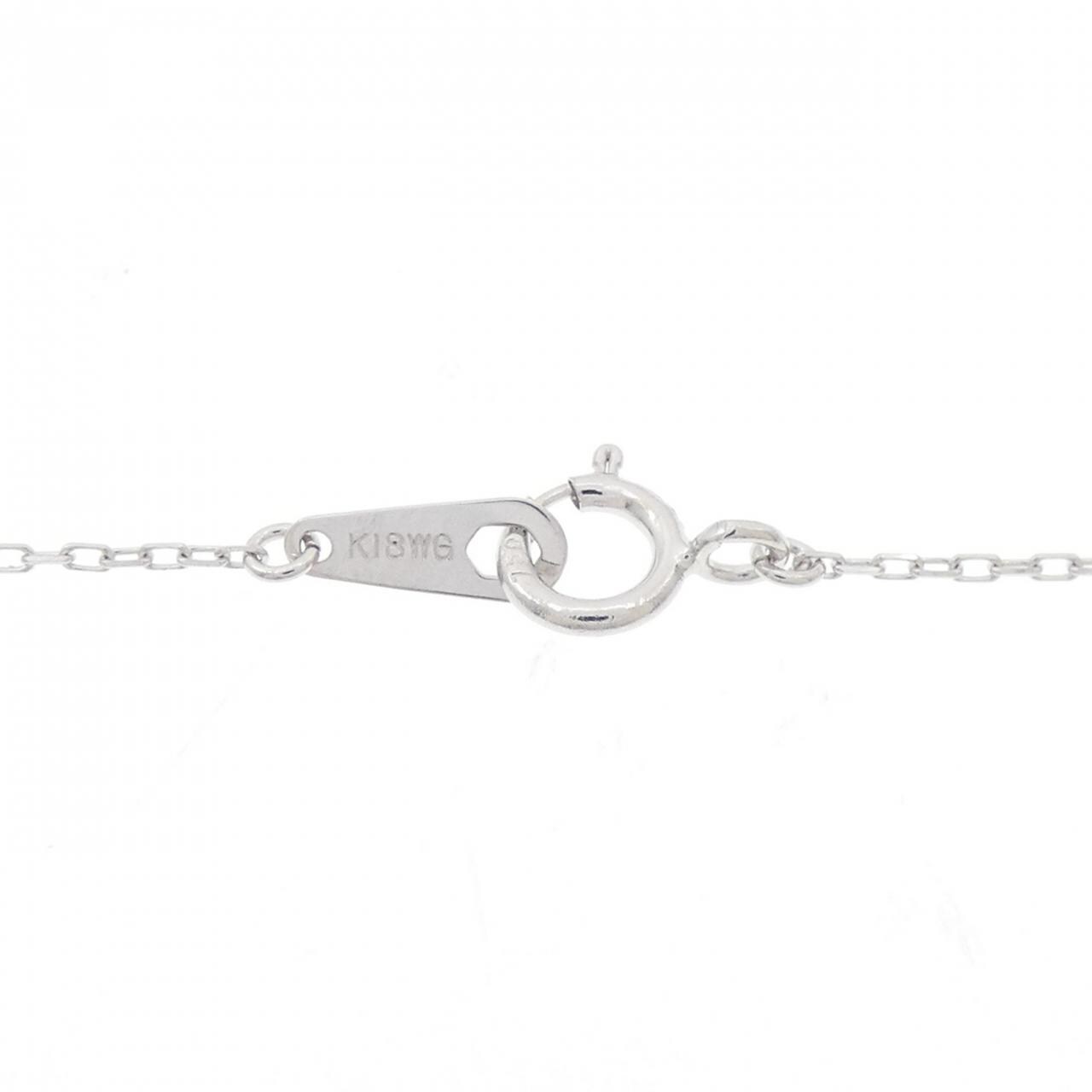 K18WG ダイヤモンド ネックレス 0.30CT