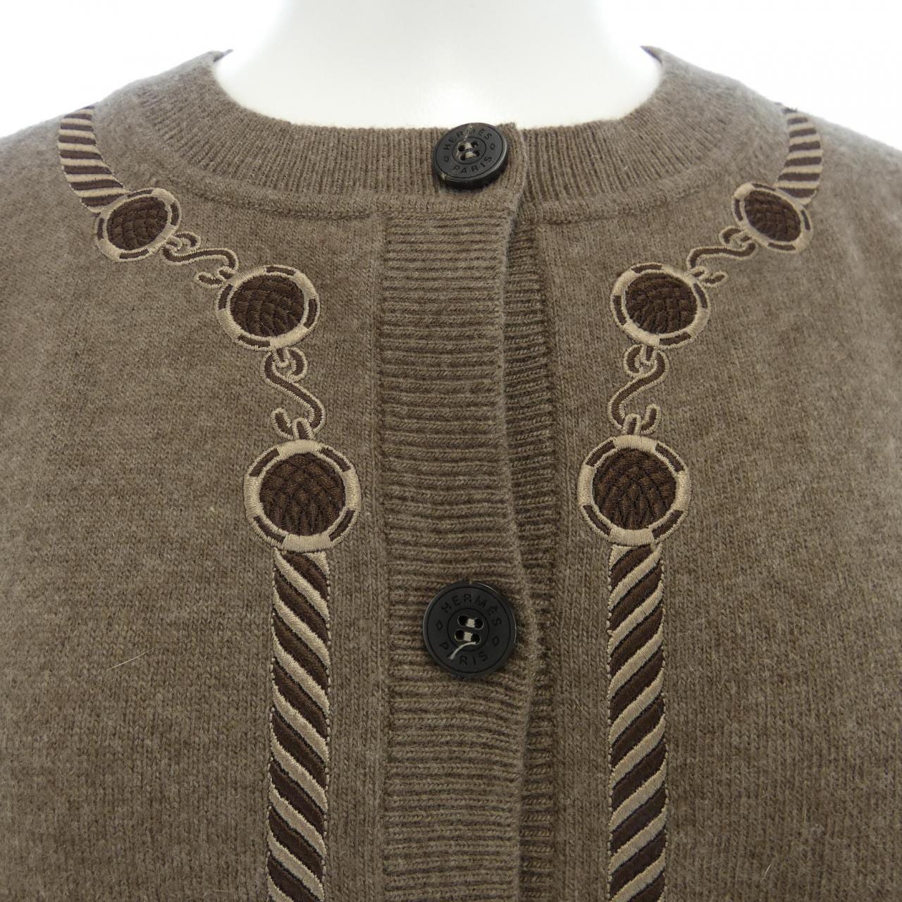 エルメス HERMES LES TAMBOURS 3H2708DI カーディガン