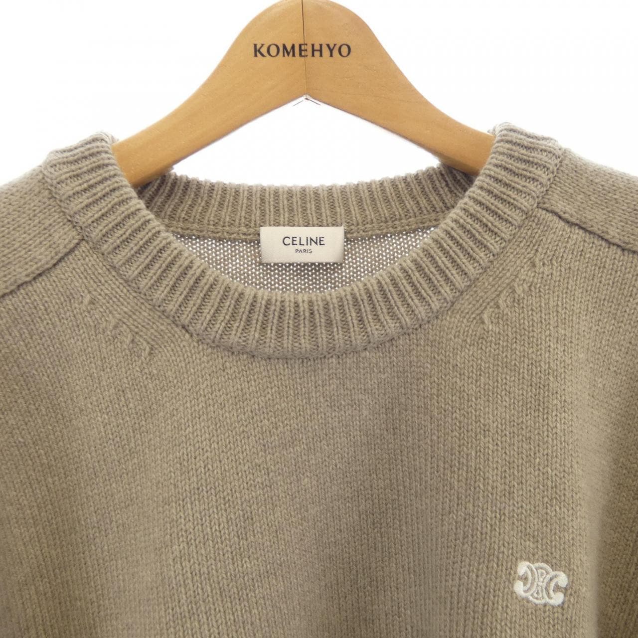 セリーヌ CELINE トリオンフ TRIOMPHE　クルーネックセーター 2AC85048T ニット