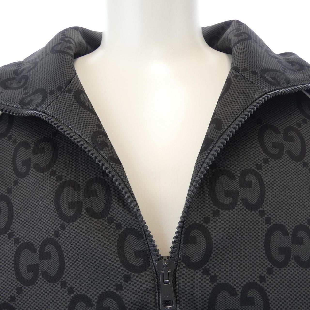 グッチ GUCCI ウェブ ストライプ付き ジャンボGG ジップジャケット 771619 XJF52 ブルゾン