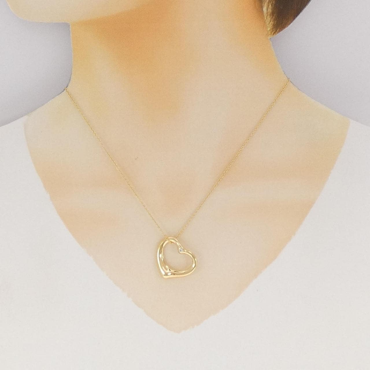 ティファニー オープンハート ネックレス