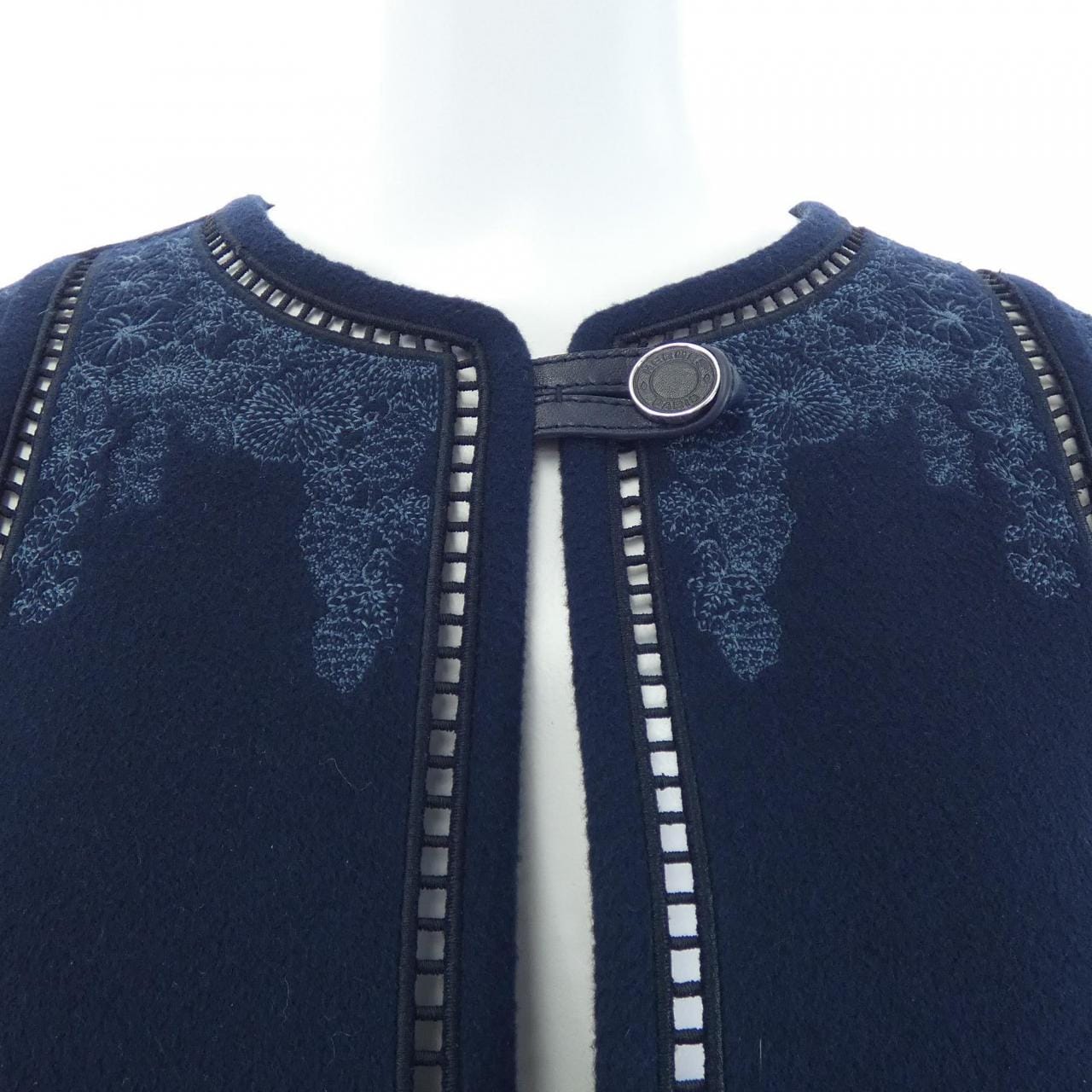 エルメス HERMES 5E0182DB ノーカラージャケット