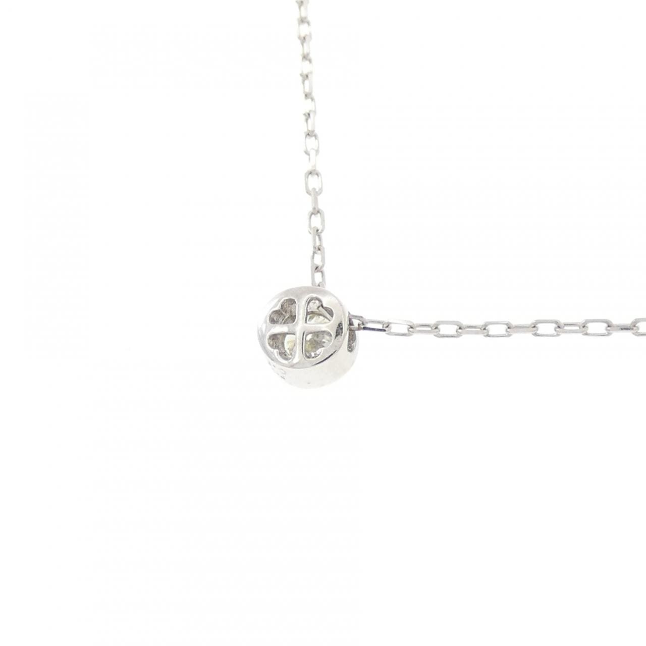 PT900/PT850  ソリティア ダイヤモンド ネックレス 0.10CT
