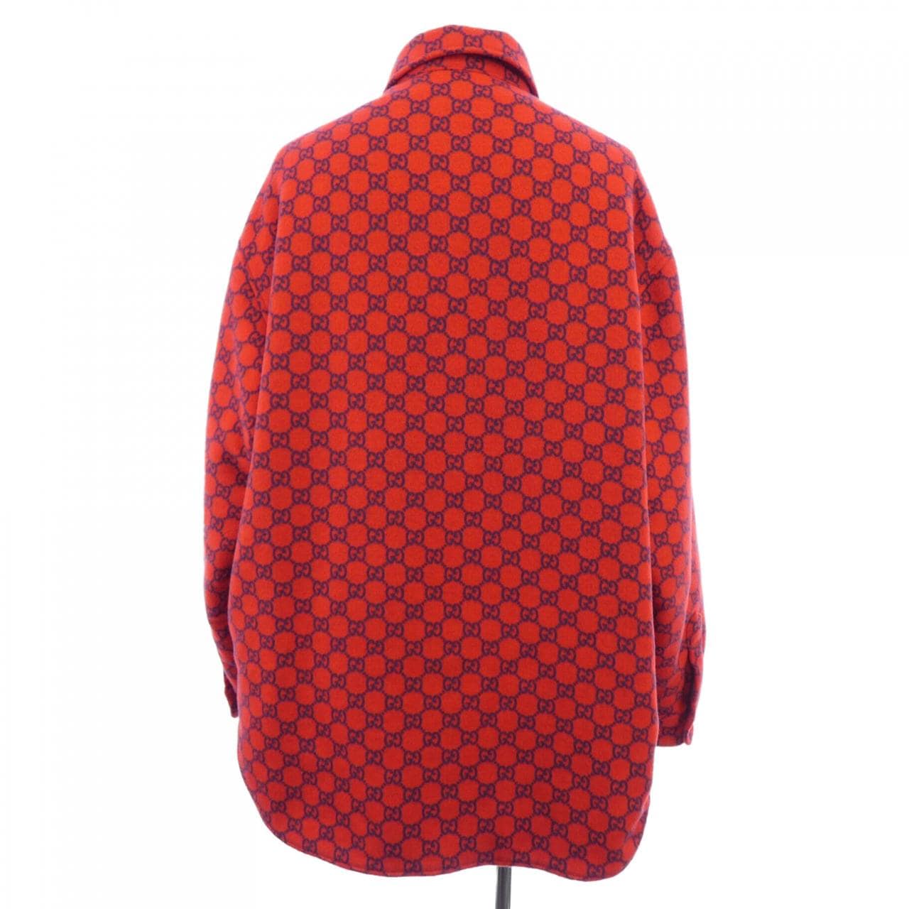 グッチ GUCCI GGウールフランネル パデッドオーバーシャツ 762183 ZAPDW ジャケット