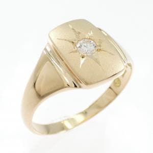 K18PG ダイヤモンド リング 0.10CT