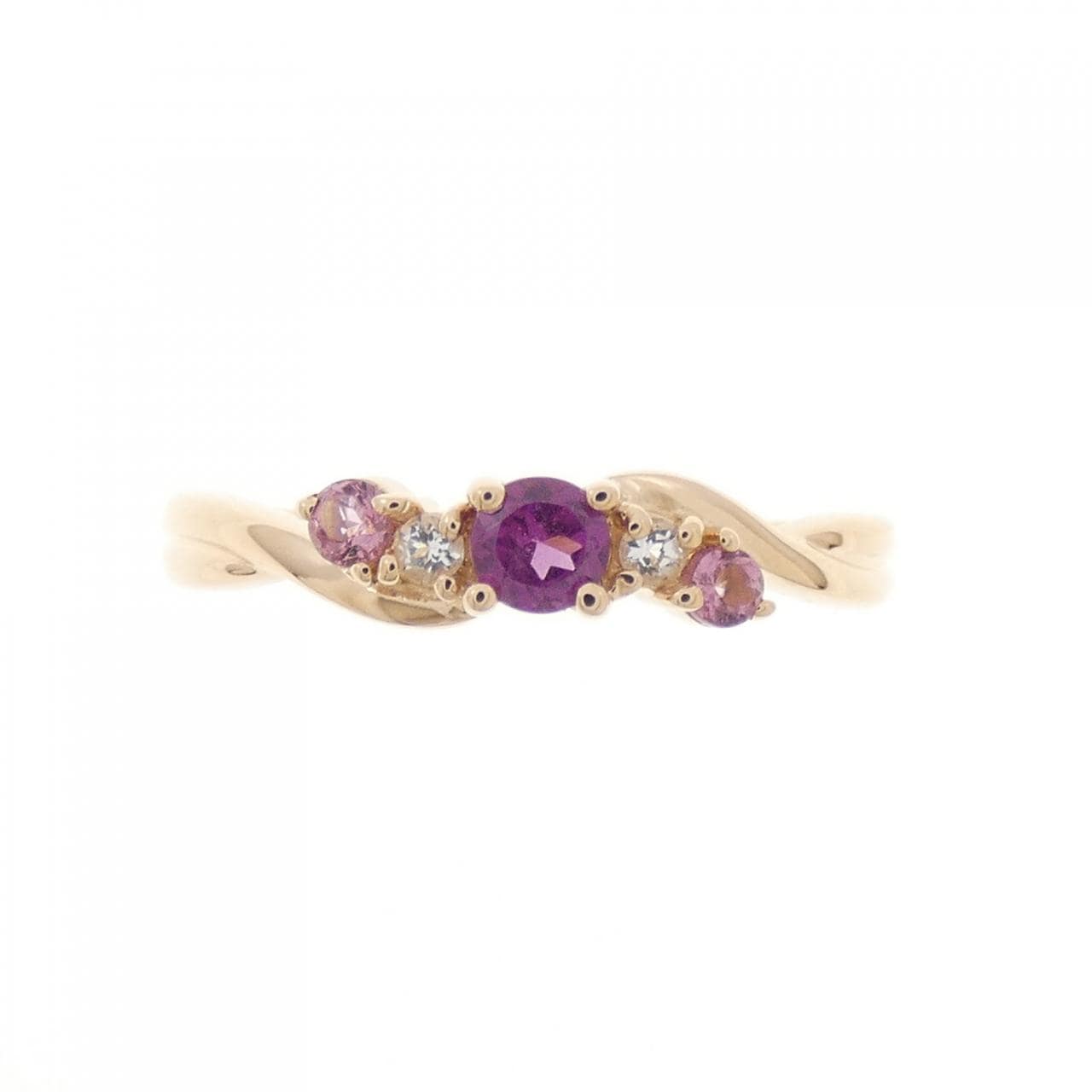 K14PG カラーストーン リング