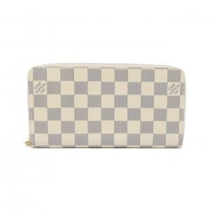 美品　ルイヴィトン　ダミエミニウォレット　ホワイト LOUIS VUITTON ルイヴィトン ポシェット クレ フック付 コイン