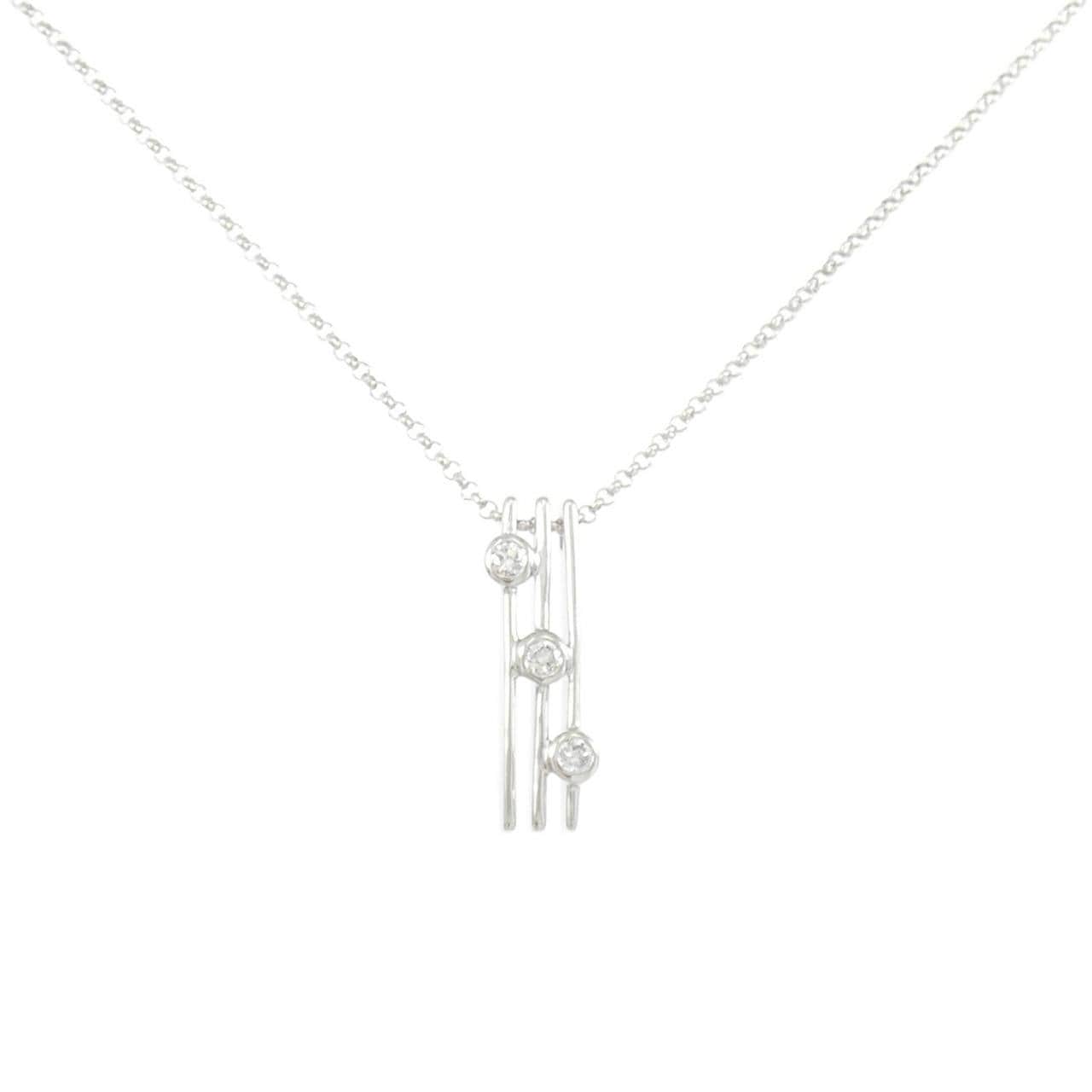 PT900/PT850 ダイヤモンド ネックレス 0.15CT
