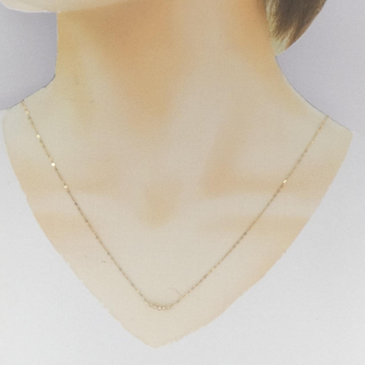 K10YG ダイヤモンド ネックレス 0.07CT