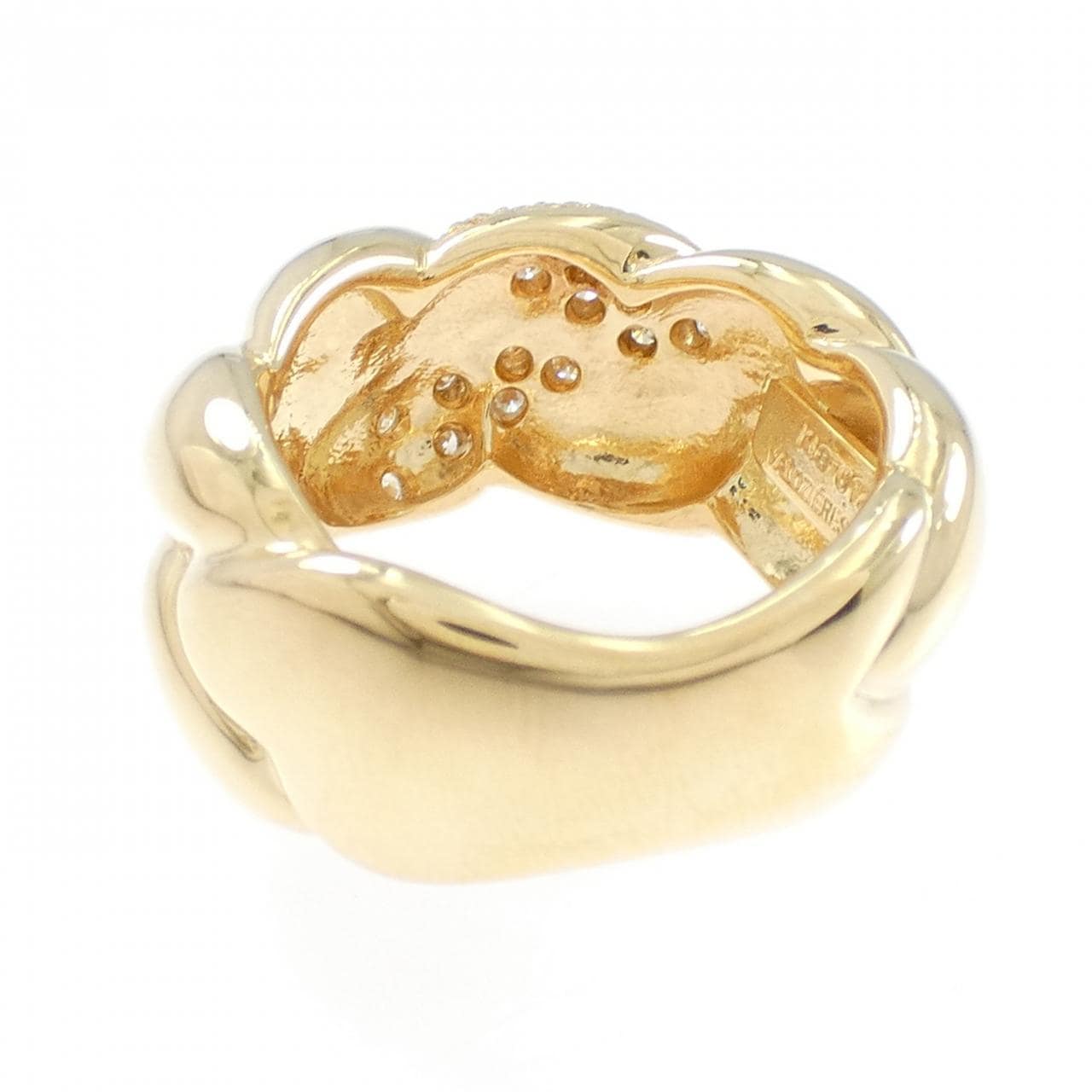 K18YG ダイヤモンド リング 0.14CT