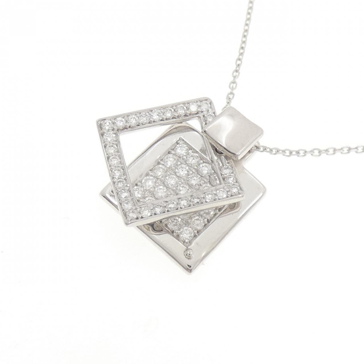 キャサジ ダイヤモンド ネックレス 0.65CT
