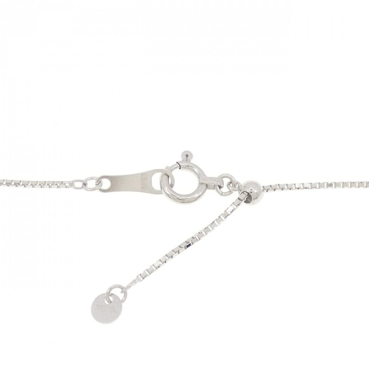 K18WG ダイヤモンド ネックレス 0.20CT