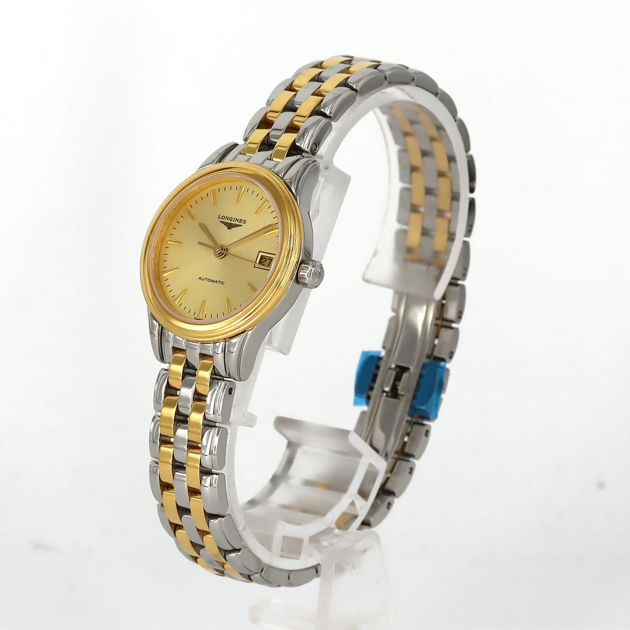 [新品] LONGINES旗艦 Combi L4.274.3.32.7 SSxGP自動上弦