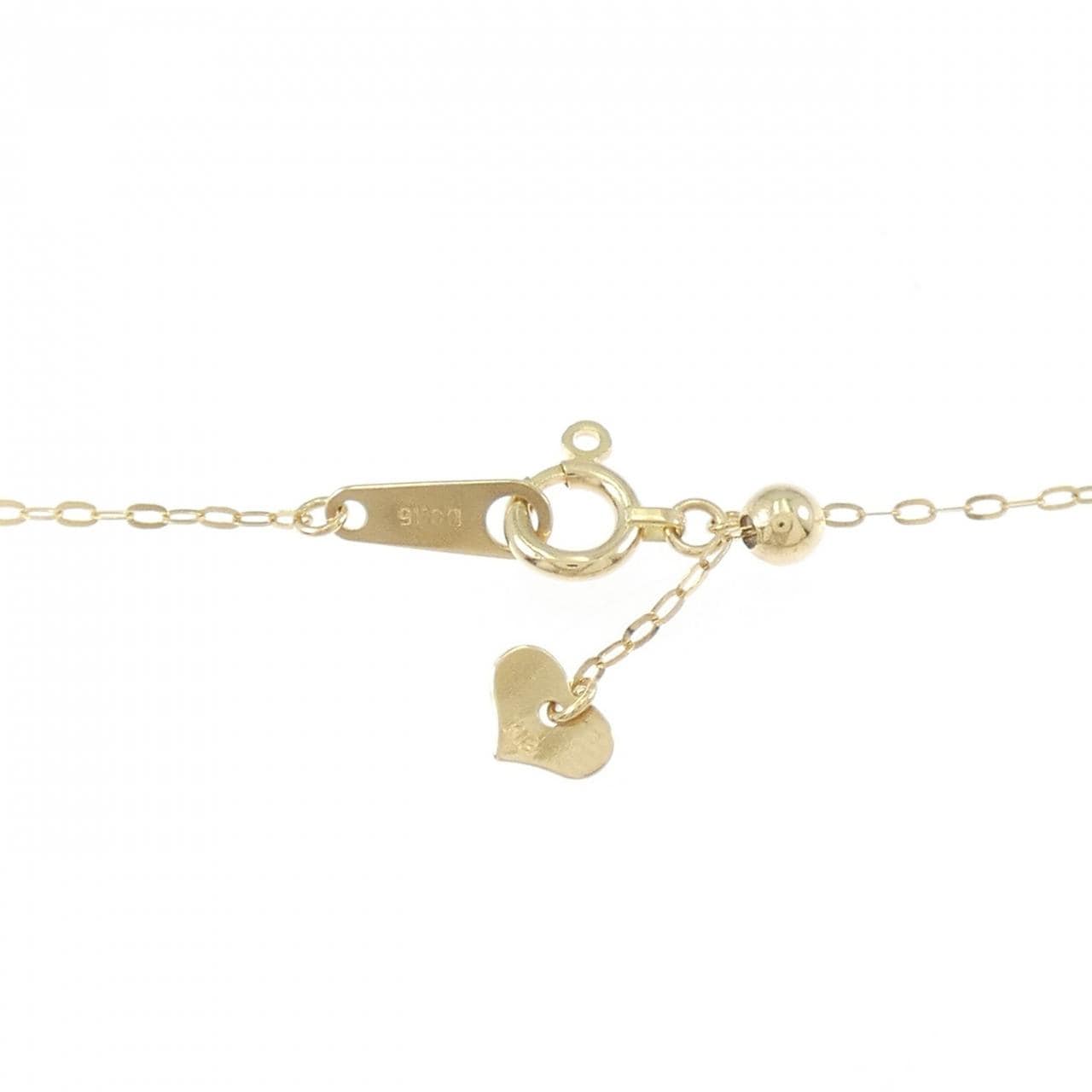 K18YG ダイヤモンド ネックレス 0.15CT